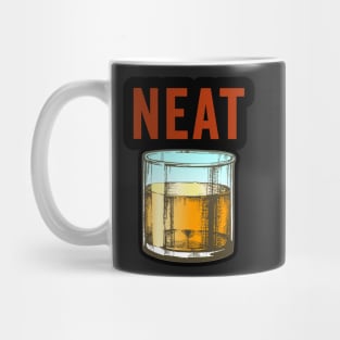 Whiskey Neat Old Fashioned Scotch and Bourbon Drinkers Mug